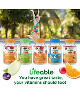 Lifeable Vitamin B12 for Kids 1,000 mcg Gummies - Energy, Mood, Metabolism - Great Tasting Natural Flavor, Dietary Supplement Vitamins - 60 Gummies