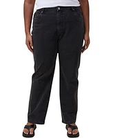 Cotton On Women's Curvy Stretch Straight Jean