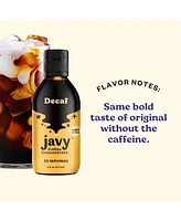 Javy Coffee Javy Cold Brew Coffee Concentrate, Iced & Cold Brew Coffee, Hot Coffee Beverage, 100% Med.Roast Arabica, Unsweetened & Sugar-Free (Decaf)