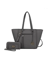 Mkf Collection Alexandra Tote Bag with Wallet by Mia K