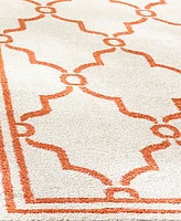 Safavieh Amherst AMT414 Beige and Orange 5' x 8' Area Rug