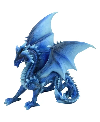 Fc Design 8.5"W Blue Dragon Sitting Figurine Decoration Home Decor Perfect Gift for House Warming, Holidays and Birthdays