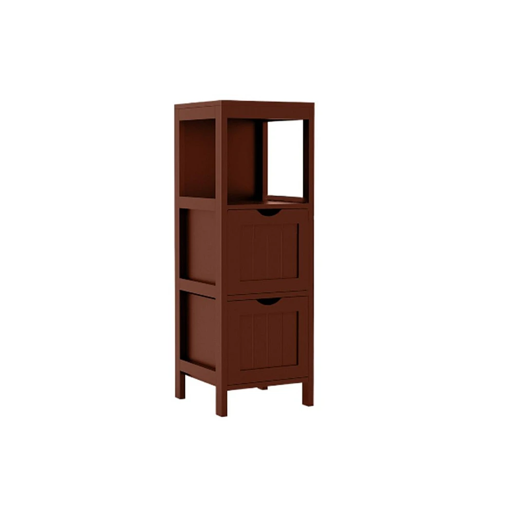 Slickblue Freestanding Storage Cabinet with 2 Removable Drawers for Bathroom