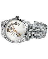 Hamilton Men's Swiss Automatic Jazzmaster Open Heart Stainless Steel Bracelet Watch 40mm