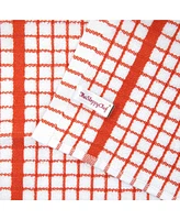 Sloppy Chef Classic Checkered Kitchen Towels (Pack of 6), 100% Cotton, 15x25 in.