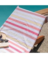 Arkwright Home Sandfree Turkish Beach Towel - Pattern Options Oversized 35x75 in.