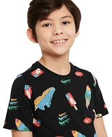 Nike Big Kids Sportswear Ice Cream Print Cotton T-Shirt