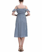 kimi + kai Maternity Hayley Nursing Button Front Dress