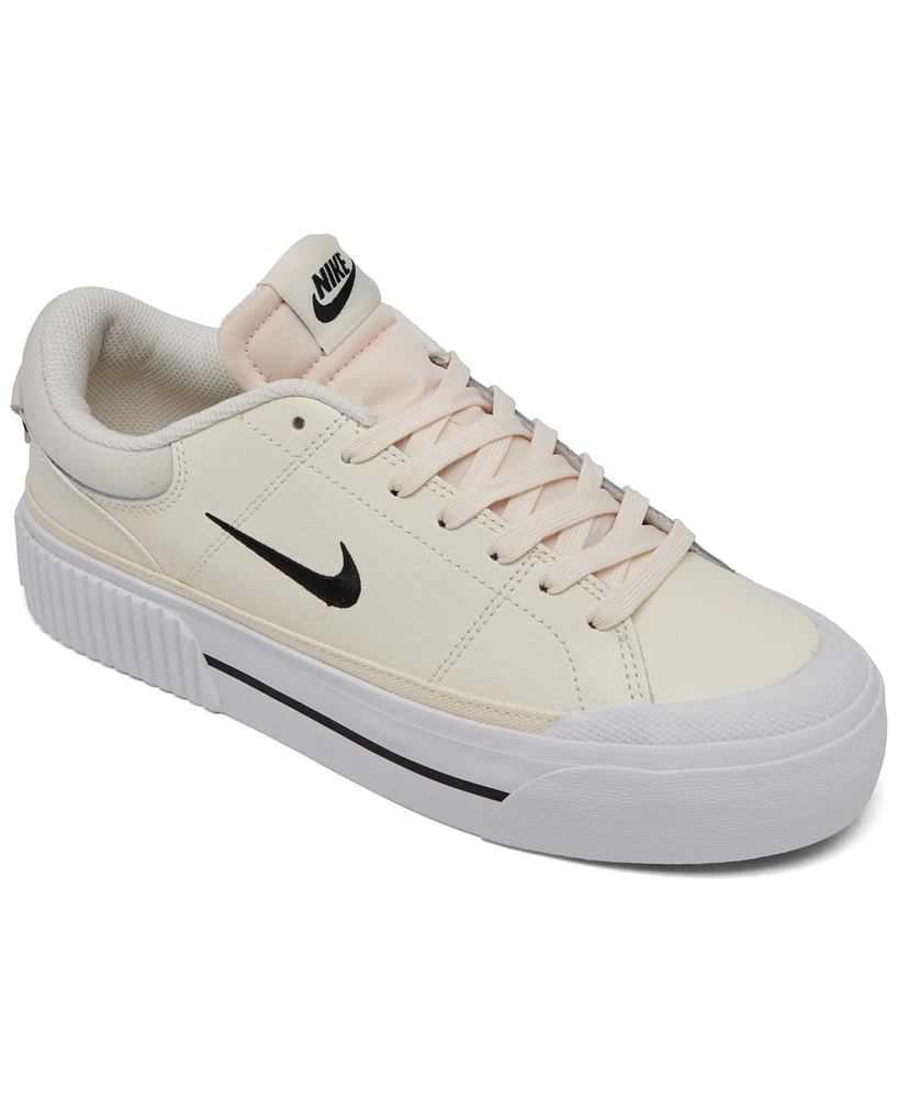 Nike Women's Court Legacy Lift Platform Casual Sneakers from Finish Line