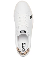 Keds Women's Pursuit Leather Lace-Up Casual Sneakers from Finish Line