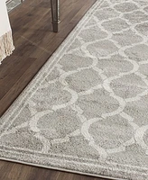 Safavieh Amherst AMT415 Light Grey and 2'3" x 9' Runner Area Rug