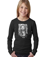 La Pop Art Girls Word Long Sleeve - Jesus