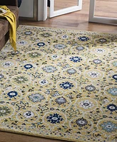 Safavieh Evoke EVK210 Gold and Ivory 3' x 5' Area Rug