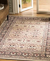 Safavieh Lavar Kerman LVK620 Cream and Navy 8' x 10' Area Rug