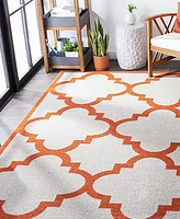 Safavieh Amherst AMT423 Beige and Orange 4' x 6' Area Rug