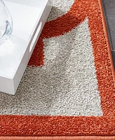 Safavieh Amherst AMT423 Beige and Orange 8' x 10' Area Rug