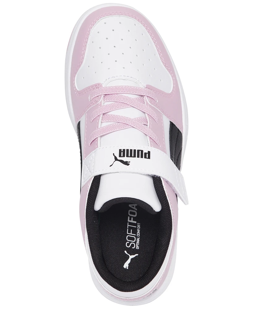 Puma Little Girls' Rebound LayUp Low Casual Sneakers from Finish Line