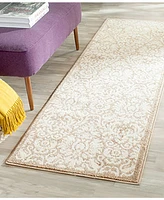 Safavieh Amherst AMT427 Wheat and Beige 2'3" x 7' Runner Area Rug