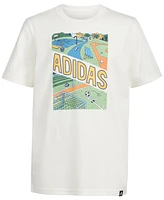 adidas Big Boys Short-Sleeve Play Sport Graphic Cotton T-Shirt