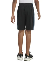 adidas Big Boys Elastic Waist 3-Stripe Mesh Shorts