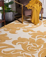 Martha Stewart Collection Barcelona MSR4546B Ivory 4' x 6' Area Rug