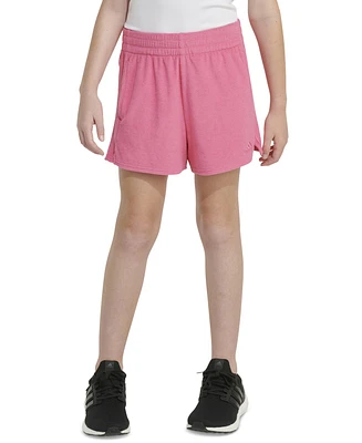 adidas Big Girls Elastic-Waistband Terry Cloth All Day Shorts