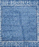 Safavieh Adirondack Light Blue and Dark Blue 8' x 8' Square Area Rug