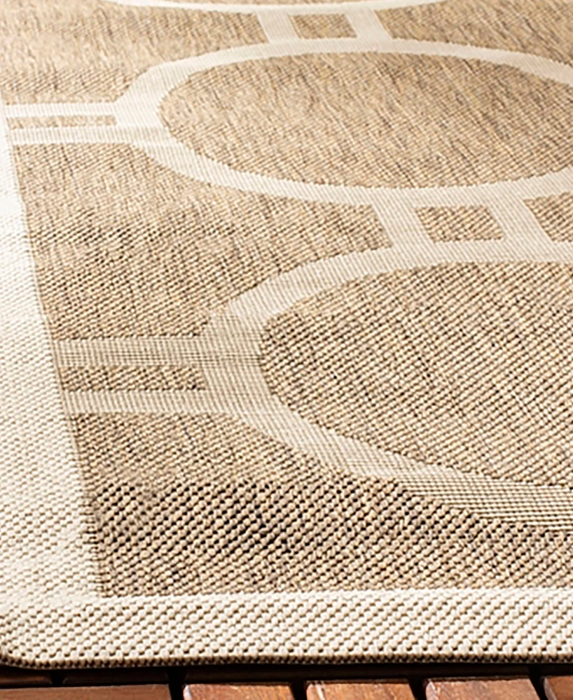 Safavieh Courtyard CY6924 and Bone 2'3" x 6'7" Sisal Weave Runner Outdoor Area Rug