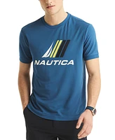 Nautica Men's Navtech Classic-Fit Logo Graphic Performance T-Shirt