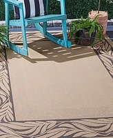 Safavieh Courtyard CY1551 Sand and Gray 4' x 5'7" Outdoor Area Rug