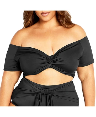 City Chic Plus Size Sicilia Underwire Bikini Top