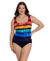 Longitude Women's X-Back Tank One-Piece Swimsuit