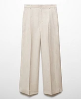 Mango Women's Striped Suit Pants