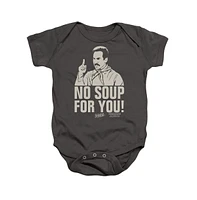 Seinfeld Baby Girls Baby-Girls No Soup Snapsuit