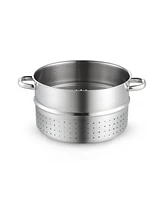 Cooks Standard Canning Juice Steamer Extractor Fruit Vegetables for Making Jelly, Sauces, 11-Quart Stainless Steel Multipot with Glass Lid, Clamp, 2