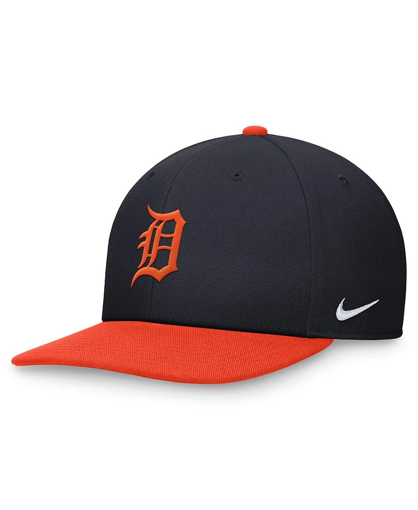 Nike Men's Navy/Orange Detroit Tigers Evergreen Two-Tone Snapback Hat