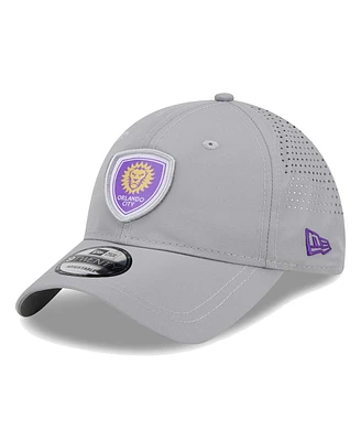New Era Men's Gray Orlando City Sc Active 9twenty Adjustable Hat