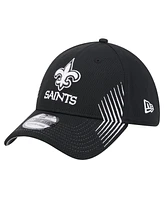 New Era Men's Black Orleans Saints Active 39thirty Flex Hat