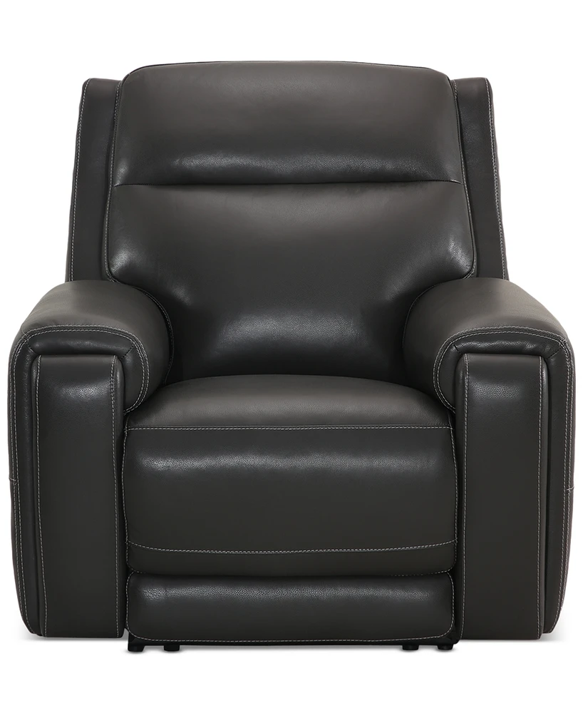 Varsani 40" Zero Gravity Leather Recliner, Created for Macy's