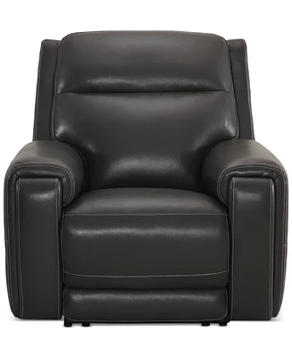 Varsani 40" Zero Gravity Leather Recliner, Created for Macy's