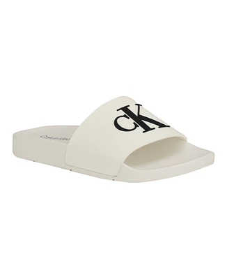 Calvin Klein Women's Arin Logo Pool Slide Sandals