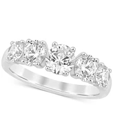 Diamond Five Stone Band (2 ct. t.w.) 14k White Gold