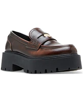 Madden Girl Calistaa Platform Lug Sole Penny Loafers