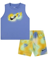 Nike Toddler Boys Hazy Rays Tank Top and Shorts Set