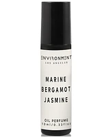 Environment Marine, Bergamot & Jasmine Roll-On Oil Perfume (Inspired by 5-Star Luxury Hotels), 0.33 oz.