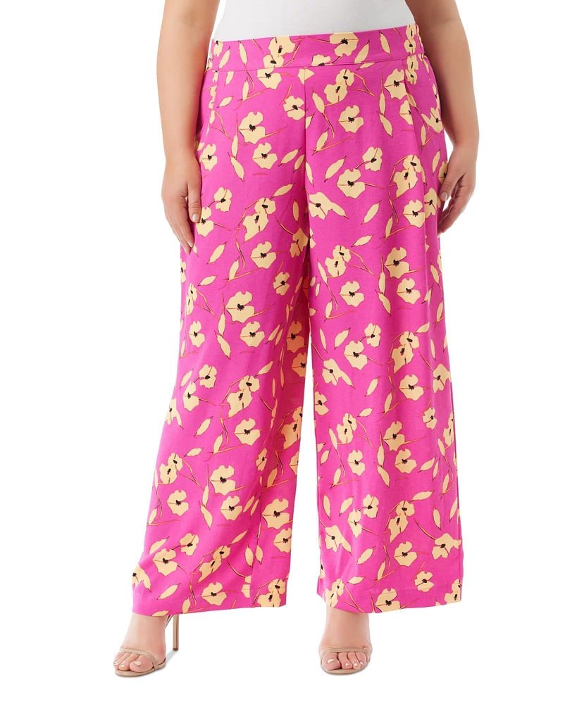 Jessica Simpson Trendy Plus Winnie Wide-Leg Pants