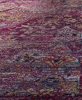 Safavieh Crystal CRS512 Fuchsia and Purple 4' x 6' Area Rug