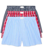Tommy Hilfiger Men's 3-Pack Woven Boxers