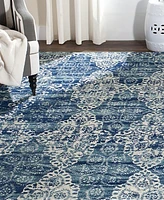 Safavieh Evoke EVK266F Royal/Ivory 6'7" x 9' Area Rug