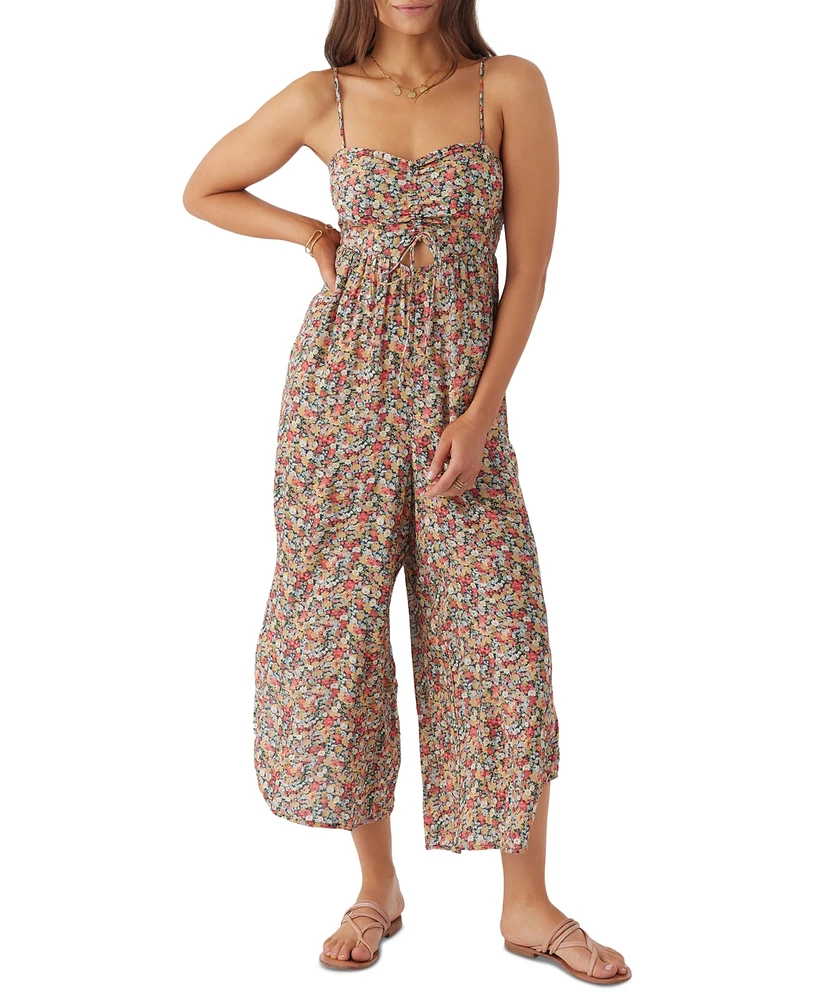 O'Neill Juniors' Keiko Printed Sleeveless Jumpsuit